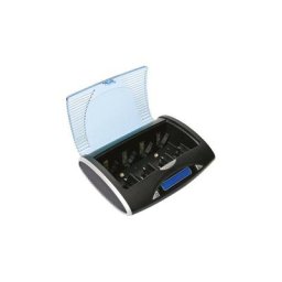 Chargeur/déchargeur rapide universel pour accus nimh avec afficheur lcd et sortie usb