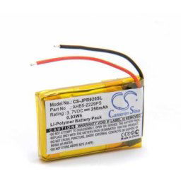 Li-Polymer Batterie 250mAh (3.7V) pour casque audio, écouteurs Jabra Pro 900, 920, 923, 930, 935