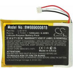 Vhbw - Batterie remplacement pour Sony LIS1410 pour casque audio, écouteurs sans fil (1200mAh,