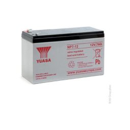 Batterie plomb agm NP7-12 12V 7Ah F4.8 - Yuasa
