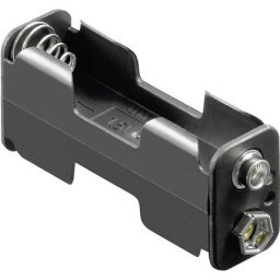 Support de pile 2x LR6 (aa) Goobay 12461 raccordement par empreinte pile 9V (l x l x h) 60 x 26 x