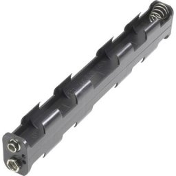 Support de pile 6x LR6 (aa) Goobay 12475 raccordement par empreinte pile 9V (l x l x h) 158 x 25.8