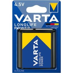 Pile alcaline Varta longlife power 3lr12 (emballage 1 unit) 62x22x67mm