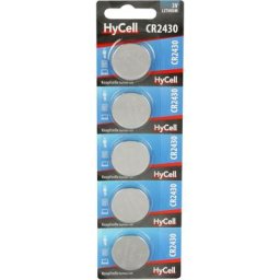 Pile bouton cr 2430 lithium Hycell 300 mAh 3 v 5 pc(s)