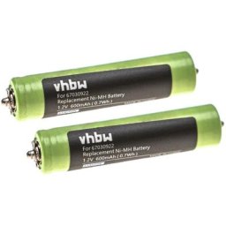 2x Batteries compatible avec Braun 4735, 4736, 390cc, 395cc, 380S-3, 380S-4, 390S-3 rasoir tondeuse