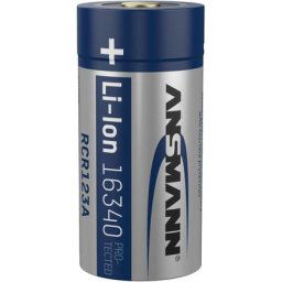 Ansmann Li-Ion accu 16340 batterie lithium rechargeable cr123a entrée micro usb