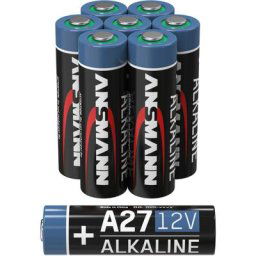 Ansmann Piles alcalines A27 12V (lot de 8)