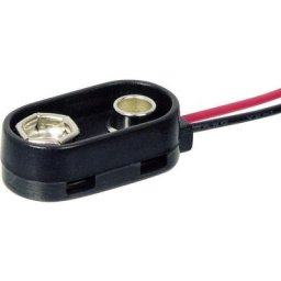 Connecteur clip pression 1x 6LR61 (9 v) Beltrona 9V-I-Clip-S raccordement par empreinte pile 9V (l