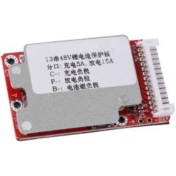 Panneau de Protection PCB pour 13pcs Piles 48V/54.6V de Lithium Li-ION Polymre 18650 Carte BMS