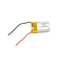 Batterie compatible avec Kyosho Moto Racer modéle rc (120mAh, 3,7V, Li-polymère, 24 x 14 x 5 mm)