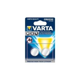 2 piles lithium boutons Varta CR2032