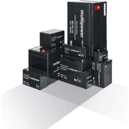 Batterie au plomb 6 v 12 Ah Multipower PB-6-12-6,35 plomb (agm) (l x h x p) 151 x 99 x 50 mm cosses