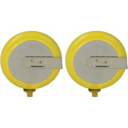 2x Batteries remplacement pour LIR2025 pour Clé de voiture, fermeture centralisée (3,6V, Li-ion)