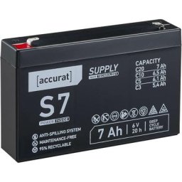 Supply S7 agm 6V Batterie de plomb 7Ah - Accurat