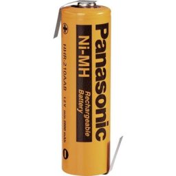 Aa 2080 lf-z Pile rechargeable spéciale LR6 (aa) cosses à souder en z NiMH 1.2 v 2000 mAh