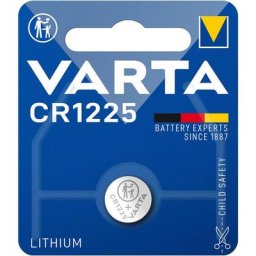 Pile Varta lithium cr1225 3v (emballage 1 unit) ø12,5x2,5mm