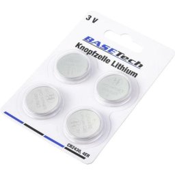 CR2430 Pile bouton cr 2430 lithium 290 mAh 3 v 4 pc(s) Q465462 - Basetech