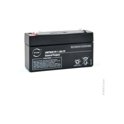NX - Batterie plomb AGM NX 1.2-6 General Purpose FR 6V 1.2Ah F4.8