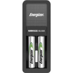 Chargeur de piles rondes NiMH avec accus Energizer Mini Charger CH2PC4