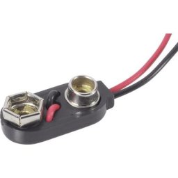 Connecteur clip pression 1x 6LR61 (9 v) Beltrona 9V-I-Clip raccordement par empreinte pile 9V (l x