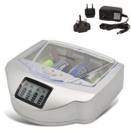 FISHTEC® Chargeur Universel de Piles C/D/AA/AAA/6LR61 Ni-Cd Ni-Mh + ALCALINES