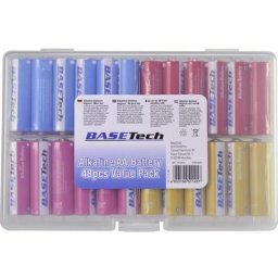 Pile LR6 (aa) alcaline(s) 2650 mAh 1.5 v 48 pc(s) - Basetech