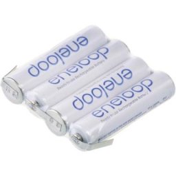 Pack de piles rechargeables 4x LR3 (aaa) NiMH Panasonic 126872 4.8 v 750 mAh