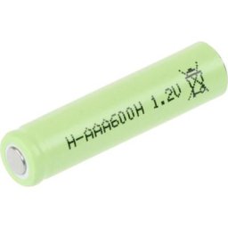 H-AAA600H Pile rechargeable LR3 (aaa) NiMH 600 mAh 1.2 v 1 pc(s) W071531 - Mexcel