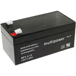 MP3,4-12 12V 3,4Ah Batterie de plomb - Multipower