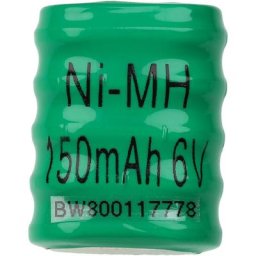 NiMH pile bouton de remplacement pour type 5/V150H 150mAh 6V convient pour les batteries de