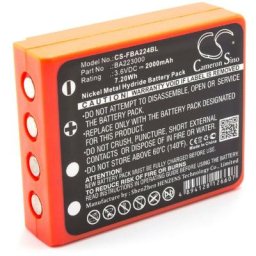 Batterie compatible avec hbc Radiomatic Eco, Spectrum 2, Linus 6, Spectrum 1 opérateur télécommande