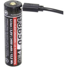 Pro usb Pile rechargeable spéciale 18650 Li-Ion 3.6 v 3400 mAh - Kraftmax
