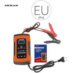 12V Chargeur Automatique de Batterie Intelligente Auto Moto Écran lcd Chargeur de réparation