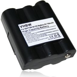 Batterie remplace Alan / Midland BATT5R, PB-ATL/G7 pour radio talkie-walkie (700mAh 6V NiMH) - Vhbw