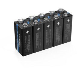 5x batterie ansmann Industrial Lithium bloc 9V – 6FR22 (lot de 5)