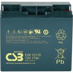 Evx 12170 EVX12170 Batterie au plomb 12 v 17 Ah plomb (agm) (l x h x p) 181 x 167 x 76 mm raccord à