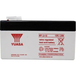 Batterie au plomb Yuasa NP1.2-12 12 v 1.2 Ah plomb (agm) (l x h x p) 97 x 55 x 48 mm cosses plates
