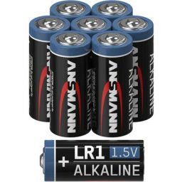 Ansmann Piles alcalines LR1 (lot de 8)