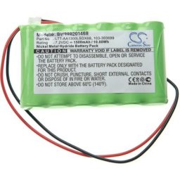 vhbw Batterie remplacement pour Visonic 103-301179, 103-303689, BAT301179 pour système d'alarme