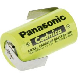 Pile rechargeable spéciale Sub-C cosses à souder en z NiCd Panasonic Sub-C zlf 1.2 v 1700 mAh