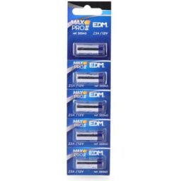 Pile alkaline max-pro 23a 12V télécommande ø10,3x28,5mm