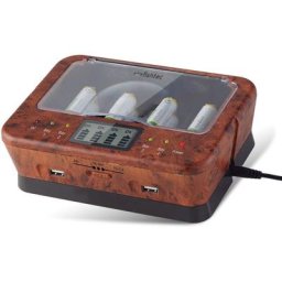 Chargeur Universel de Piles AA-LR6, AAA-LR3, C-LR14, D-LR20, 9V, NiCd NiMh + Alcalines + 2 Ports