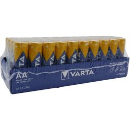 Pack de 40 piles Varta LR06 - LR6 - aa - Industrial - Alcaline - 1.5V