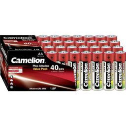 Pile LR6 (aa) alcaline(s) Camelion 11104006 Plus LR06 1.5 v 40 pc(s) S001821