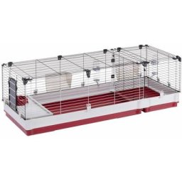 Ferplast KROLIK 160 Cage pour lapins avec extension séparable. Variante KROLIK 160 - Mesures: 162 x