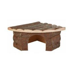 Maison d'angle Jesper Natural Living Trixie pour rongeurs Longueur 32 cm Largeur 21 cm Hauteur 13