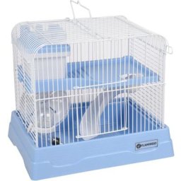 Cage Dinky bleu 30 x 23 x 26 cm pour petit rongeur - Flamingo Pet Products - Bleu