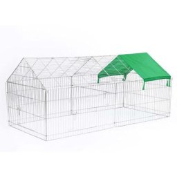 @pet - Enclos d'extérieur pour animaux de compagnie Luxury xl Métal Argent