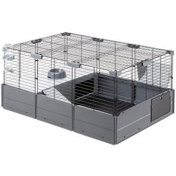 Ferplast - multipla Cage modulable pour lapins et cochons d'inde. Accessoires inclus.. Variante