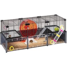 Ferplast - multipla hamster large Cage pour hamsters et souris modulable. Accessoires inclus..
